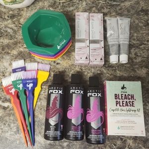 Arctic fox hair bundle